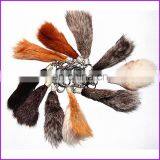 Colorful Fairy Real Fur Tail Key Chain by Fox Tail