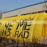 Costomized New Style Multicolor Giant Entrance Inflatable Tunnel Tent for Sale