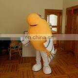 Yellow croaker mascot costume for Ocean park