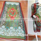 Hangzhou Screen Print Silk Crepe Pure Georgette Fabric for Middle East Ladies Clothing