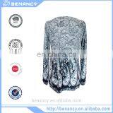 Stock Exotic Embroidery Long Sleeve Blouse Ethnic Paisley Printed Women Top thumbnail-3