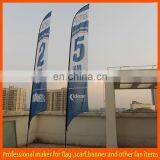 Promotional Exhibition Knite Curved Flag