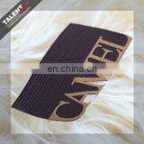 Custom High Quality Loop Folded Woven Private Label for Clothing thumbnail-4