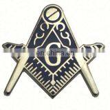 Wholesale Personalized Instore Square and Compasses Lapel Pin thumbnail-1