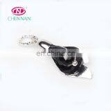 17*46 mm Black Virgin Marry Jewelry Necklace Drop Pendant Crystal Tray for Cabochon thumbnail-2