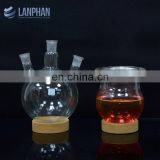 Borosilicate Glass Round Bottom 3 Necks Flask thumbnail-4