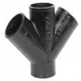 Upright Wye of CISPI 301 ASTM A888 No-Hub Cast Iron Soil Fittings for Sanitary and Storm Drain, Waste and Vent Pipes thumbnail-2