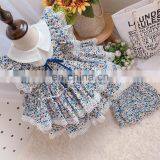 Spanish Lolita Girls Princess Dress Lace Stitching Sleeves Print Dress for Girl Birthday Party Easter Vestidos thumbnail-5