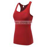 Women's Performance Stretchy Quick Dry Sports Workout Running Top Vest Yoga Tank Top thumbnail-3