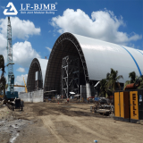 LF Long Span Roof Steel Space Frame Barrel Type Coal Storage For Sale thumbnail-5