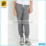 Children clothing factory for girls sports pants design