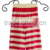 baby girl wholesale ruffle pants for adults with pink stripe pants