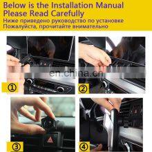 Подставка для мобильного телефона в автомобиле для Lexus LS XF50 LS350 LS500 LS500h 2018 2019 2020. Стойка для телефона, кронштейн, аксессуар для вентилятора для iPhone thumbnail-5