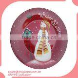 10.5inch Christmas Decorative Porcelain Plate thumbnail-1