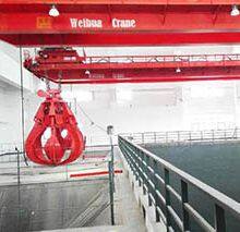 QZ Type High Technique Double Beam Bucket Overhead Traveling Crane thumbnail-3