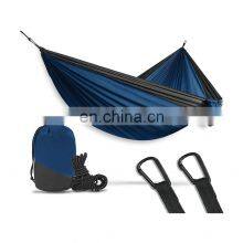 2021 New Outdoor Camping Hanging Folding Knit Hammock Backpacking Survival or Travel Single & Double Hammock Outdoor