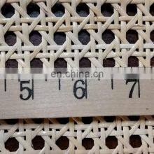 OEM Wholesale Natural Bleached Rattan Mesh Roll Half Inch Hand Woven Knitted Sheet Bamboo Cane Sheet Weaving From Viet Nam thumbnail-4