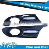 AKD Car Styling VW Jetta MK6 DRL Jetta LED DRL New Jetta Daytime Running Light Good Quality LED Fog lamp