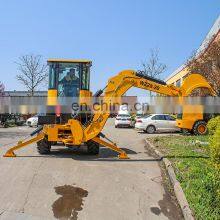 Hot Sale Multifunctional WZ28-20 Backhoe Loader With Air Condition Cabin and Attachments thumbnail-4