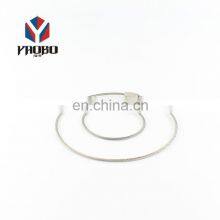 Moderate Price Metal Keychain Stainless Steel Wire Lock Screw Key Ring Designs With Screw thumbnail-5