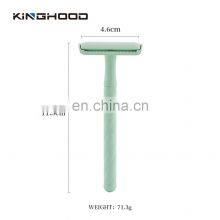 Private Label Eco Friendly Sustainable Face Lady Women Bikini Double Edge Shaving Razor thumbnail-4
