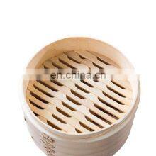 2 Tier Kitchen Bamboo Steamer for Asian Cooking Buns Dumplings Vegetables Fish Rice thumbnail-5