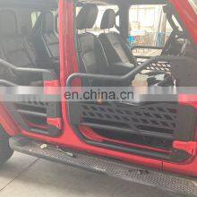 Steel Half Door 4 Doors Front And Rear Half Door With Locks And Side Mirror Covers for Jeep Wrangler JL thumbnail-2