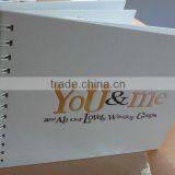 Gold Stamping Cover With Wire-o Binding Book Printing