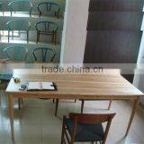 Ash Wood Rectangle Dining Table thumbnail-2