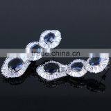 Factory Wholesale Best Quality Zircon Jewelry Baguette Multi Colored Stones Earrings thumbnail-6