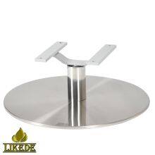 Revolving Chair Leg in Brushed Stainless Steel Round Arm Furniture Legs No Reviews Yet