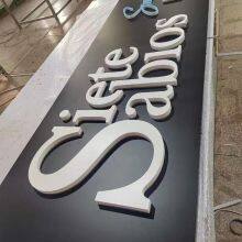 Acrylic Luminous Words Mini Words Resin Outdoor Advertising Back Luminous Stainless Steel Advertising thumbnail-3