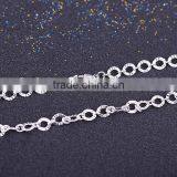 2015 Fashion Rhodium Plated Dimond Cut Chain Necklace Jewelry Accessories thumbnail-4