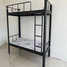 Double Bunk Beds With Multi-layer Shoe Storage for Chicago Shelters, Heavy Gauge Steel, Fire-Proof & Eco-Friendly Coating, Sturdy Furniture Supplier thumbnail-1