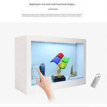 32-inch, 43-inch, and 55-inch Lcd Transparent Display Cabinets With 3d Virtual Interactive Touch Screens for Product Display thumbnail-5