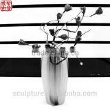 2016 New 304 Stainless Steel Abstract Modern Flower Vase Home Decoration Potiche thumbnail-1