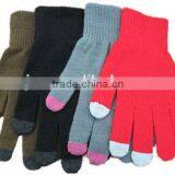 Winter Thicker Smart Phone Touch Screen Glove Acrylic Knit Mobile Phone Gloves thumbnail-2