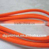 Orange Textile Braided Power Cord Cable