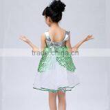 Latest Children Kids Ballroom Sequin Dress Latin Dance Costume Modern Dance Costumes Children thumbnail-3