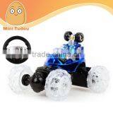RC Stunt Hobby Car With Steering Wheel in Gravity Sensing, With Light and Music, rc Car, rc Toys thumbnail-1