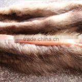 Dark Natural Color Real RaccooN Fur Collar for Hood OF Coats DIy Material thumbnail-2