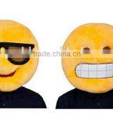 FREE SAMPLE Emoji Mask/emoji Plush Plush Stuffed Toy/smile Face Mask thumbnail-2