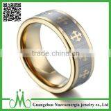 High Quality Beautiful Men Ring New Design Silver Finger Ring High Polishing Charm Tungsten Ring thumbnail-3