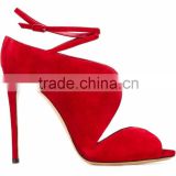 Fashion ladies comfort sandals play girl shoes ladies sandals fashion tradition red sandals custom wedding sandals