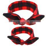 Hot-sale Mommy Baby Knotted Turban Headband Head Wraps Mommy and Baby Headbands for Hair Accessories Polka Dot Headwear Wh-1737 thumbnail-5