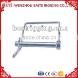 Zinc plated & Nickel plaed Square shape linch Quick pin hitch pin clip single winded in China Rigging Hardware