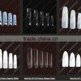 Fancy Cover French White/Nature Acrylic Nail Tips Wholesale+NT-63/61+500pcs/bag,100pcs/box