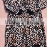 Leopard Print Polar Fleece Onesie,Adult Hoodies Onesie/pajama,sleepwear,jumpsuit,rompers thumbnail-2