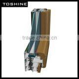 Black Wood Grain Electrophoresis Aluminum Profiles thumbnail-1