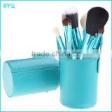 Best quality Professional Make up brush set 12pcs Makeup brush with barrel OEM